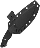 Kizer Cutlery Magara Black G10 D2 Steel Fixed Blade Knife w/ Belt Sheath 1055A1