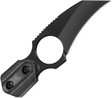 Kizer Cutlery Variable Claw Black Micarta 154CM Fixed Blade Neck Knife 1056C1
