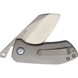 Kizer Cutlery WPK Grey Titanium S35Vn Friction Folder Pocket Knife 2534A1