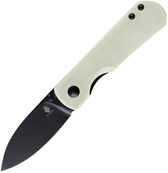 Kizer Cutlery Yorkie Pocket Knife Linerlock White G10 Folding Bohler M390 3525S2