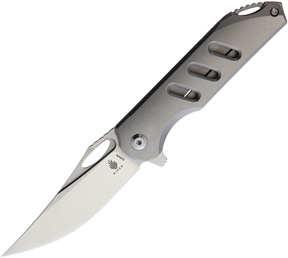 Kizer Cutlery Assassin Gray S35Vn Folding Knife 3549a1