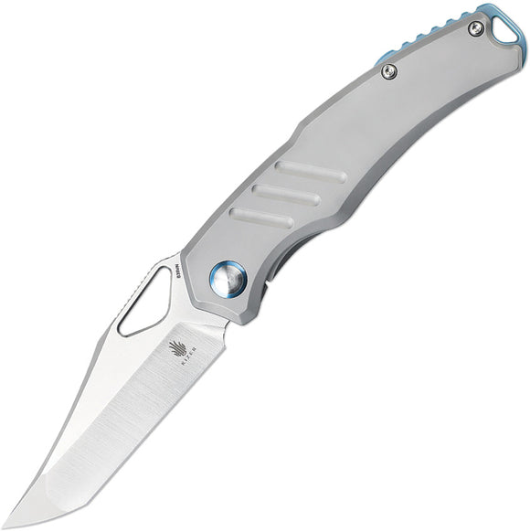 Kizer Cutlery Torngat Framelock Gray Titanium Folding S35VN Pocket Knife 3625A1