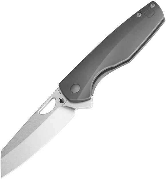 Kizer Cutlery Sparrow Framelock Gray Titanium Folding S35VN Pocket Knife 3628A1