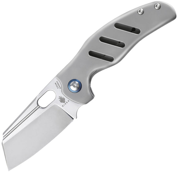 Kizer Cutlery C01C Sheepdog Gray Titanium Folding CPM-S35VN Pocket Knife 4488A4
