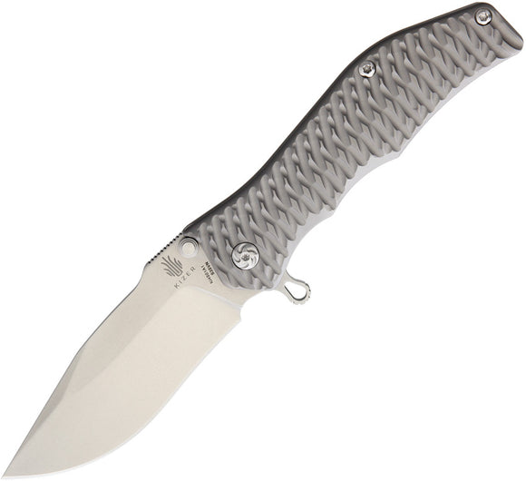 KIZER Gunhammer Titanium Darrel Ralph Drop Pt Folding Pocket Knife + Case 4501A1