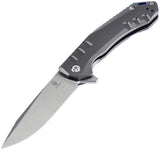 Kizer Cutlery Basalt Gray Titanium Handle S35VN Stainless Folding Knife 4505