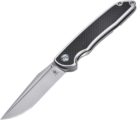 Kizer Cutlery Matanzas Framelock Black Handle Stainless Folding Blade Knife 4510A1