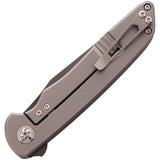 Kizer Cutlery Matanzas Brown S35Vn Framelock Folding Knife 4510a3