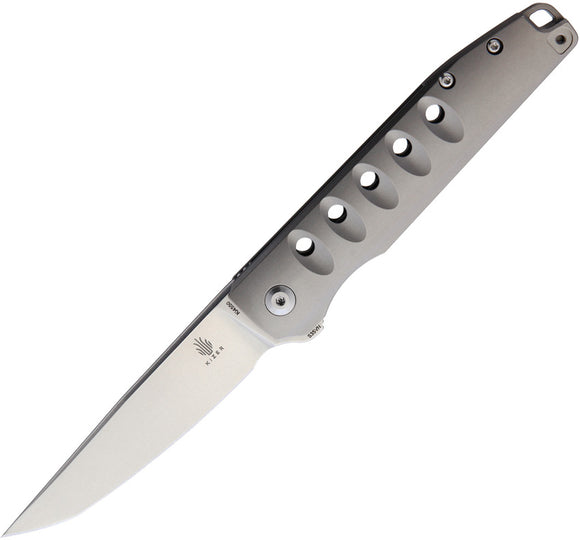 Kizer Cutlery Noble Gray S35Vn Framelock Folding Knife 4550a1