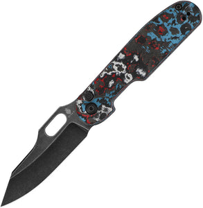 Kizer Cutlery Cormorant Pocket Knife Button Lock Fatcarbon Fiber Folding Elmax 4562A6