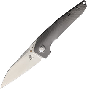 Kizer Cutlery VK1-FL Framelock Gray Titanium Folding S35VN Pocket Knife 4565A1