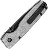 Kizer Cutlery Original XL Button Lock Snowflake Titanium Folding S35VN Pocket Knife 4605A2