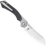 Kizer Cutlery Clairvoyant Button Lock Titanium & CF Folding S35VN Knife 4626A1