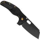 Kizer Cutlery C01C XL Framelock Black Titanium Folding S35VN Pocket Knife 5488A1