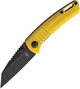 Kizer Cutlery Shard Linerlock Yellow Folding Knife 2531n1