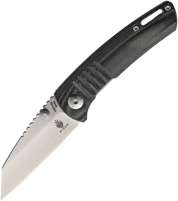 Kizer Cutlery Shard Linerlock Black Folding Knife 2531n2