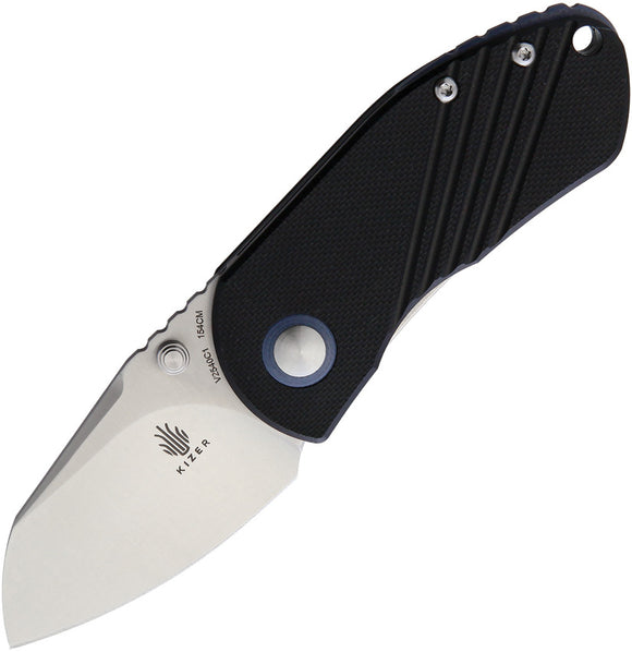 Kizer Cutlery Contrail Linerlock Black Folding Knife v2540c1