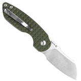 Kizer Cutlery October Mini Green Linerlock Folding Knife 2569c1