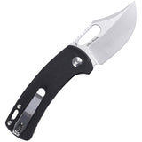 Kizer Cutlery Urban Bowie Pocket Knife Linerlock Black G10 Folding 154CM V2578C1