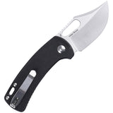 Kizer Cutlery Urban Bowie Linerlock Black G10 Folding 154CM Knife V2578C1XX