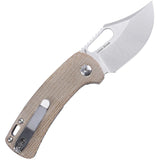 Kizer Cutlery Urban Bowie Pocket Knife Linerlock Micarta Folding 154CM 2578C2