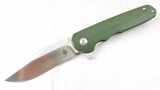 Kizer Flashbang Folding Knife Pocket Green G10 Tactical VG10 Blade - v3454a2