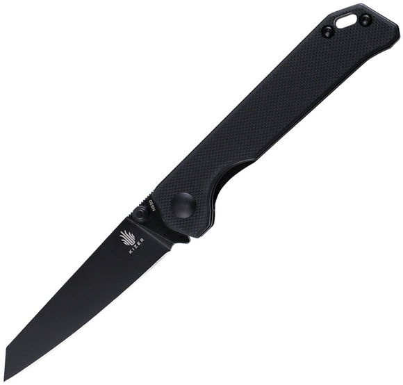 Kizer Cutlery Mini Begleiter Linerlock Black G10 Folding N690 Knife 3458RN5
