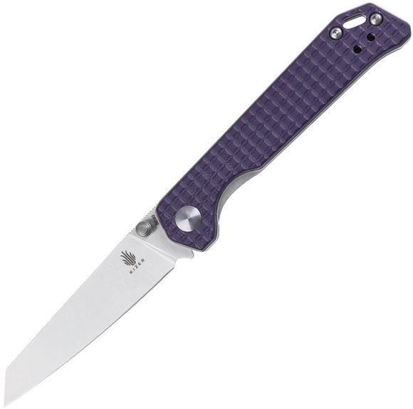 Kizer Cutlery Mini Begleiter Linerlock Purple G10 Folding N690 Knife 3458RN6