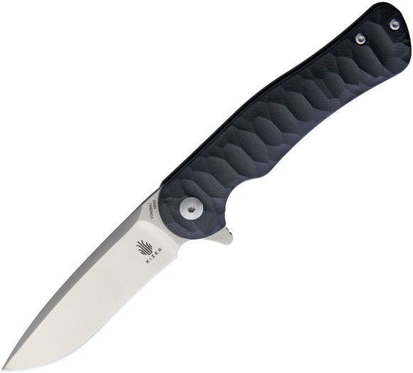 Kizer Cutlery Dukes Black G10 Handle Knife with N690 Steel