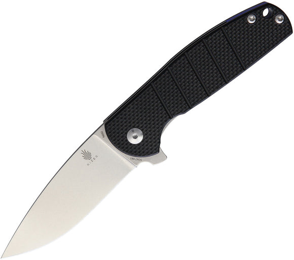 Kizer Cutlery Gemini Black G10 Folding Bohler N690 Pocket Knife V3471N1