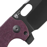 Kizer Cutlery C01C Mini Sheepdog Pocket Knife Red Richlite Folding CPM-4V 3488A5