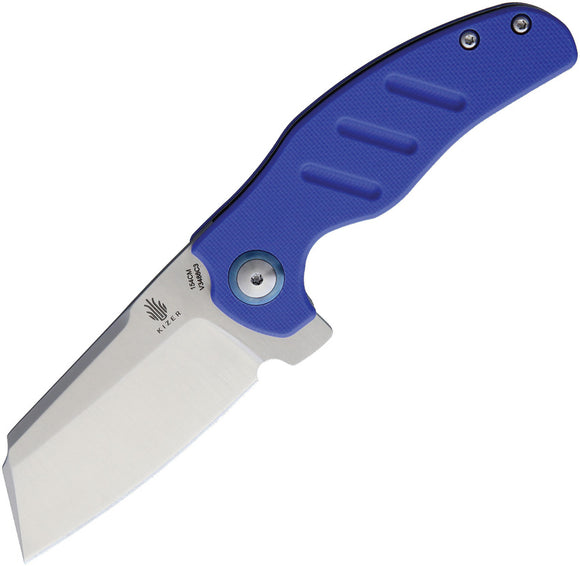 Kizer Cutlery Sheepdog Linerlock Blue Folding Pocket Knife v3488c3