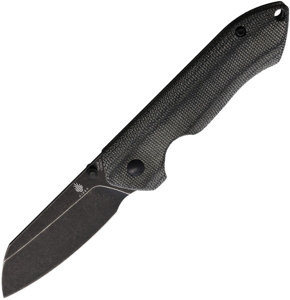 Kizer Cutlery Guru Linerlock Black Micarta Folding 154CM Pocket Knife 3504C1