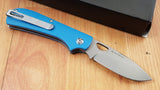 Kizer Cutlery Zipslip Blue 7" overall Folding Slipjoint Knife 3507n3