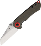 Kizer Cutlery Critical Mini Pocket Knife Linerlock Micarta Folding 154CM 3508C1