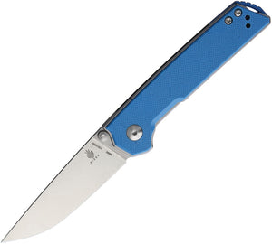 Kizer Cutlery Domin Mini Blue G10 N690 Folding Knife 3516a2