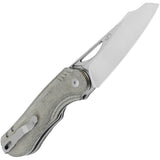 Kizer Cutlery Kobold 2.0 Linerlock Green Micarta Folding 154CM Pocket Knife 35422C1