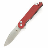 Kizer Cutlery Assassin Red Folding Knife 154CM Micarta Button lock 3549c2