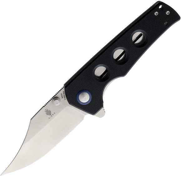 Kizer Cutlery Junges Linerlock Black G10 Folding Bohler N690 Pocket Knife 3551N3