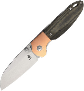 Kizer Cutlery Deviant Green and Copper Folding Knife 3575a1