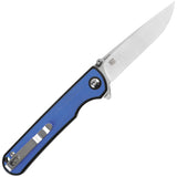 Kizer Cutlery Rapids Pocket Knife Linerlock Black & Blue Folding 154CM V3594FC1