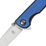 Kizer Cutlery Rapids Pocket Knife Linerlock Black & Blue Folding 154CM V3594FC1