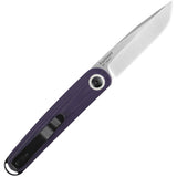 Kizer Cutlery Purple Squidward Linerlock 154cm Folding Flipper Knife 3604c1