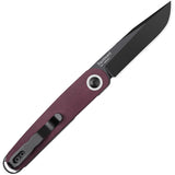 Kizer Cutlery Squidward Linerlock Red Richlite Folding 154CM Pocket Knife 3604C3