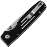 Kizer Cutlery Original Pocket Knife Button Lock White & Black G10 Folding 154CM 3605C2