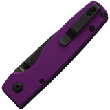 Kizer Cutlery Original Button Lock Purple Aluminum Folding 154CM Knife V3605C4