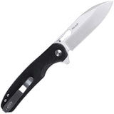 Kizer Cutlery HIC-CUP Black Richlite Button Lock 154cm Folding Knife 3606c2