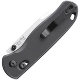 Kizer Cutlery Drop Bear Clutch Lock Gray Aluminum Folding 154CM Knife V3619C1