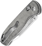 Kizer Cutlery Drop Bear Clutch Lock Gray Micarta Folding 154CM Knife V3619C3