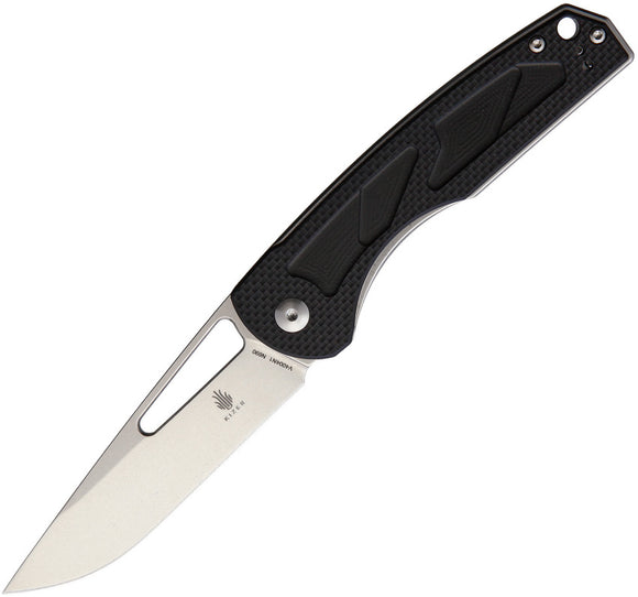 Kizer Cutlery Yukon Black Linerlock Folding Knife 4004n1
